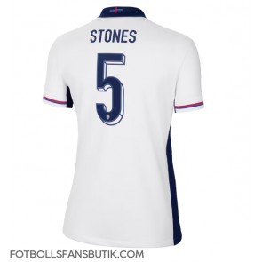 England John Stones #5 Replika Hemmatröja Damer EM 2024 Kortärmad